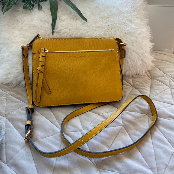Vince Camuto Handbags - NWOT Vince Camuto Yellow Crossbody